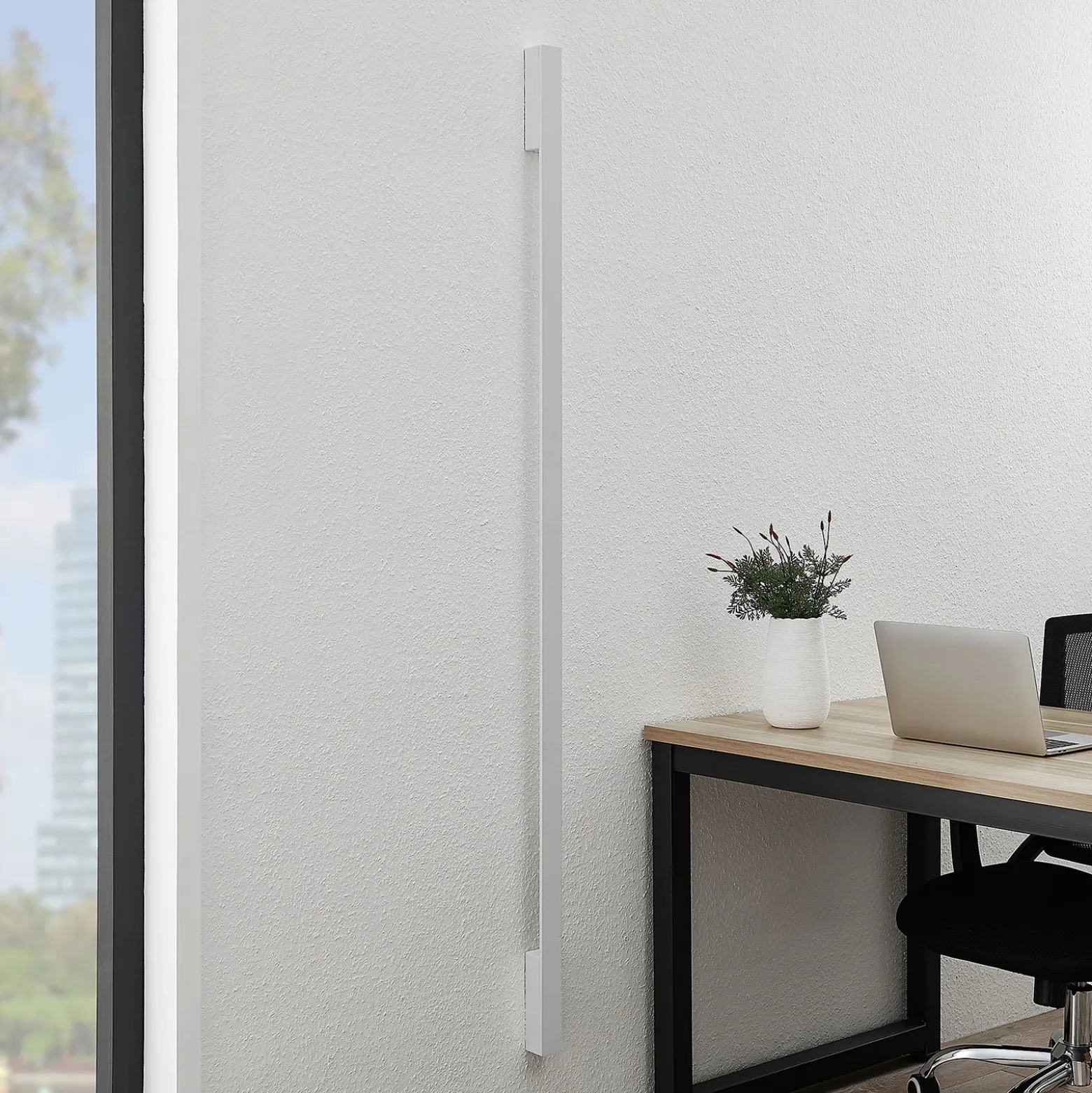 Arcchio Ivano LED wall light 170 cm blanco