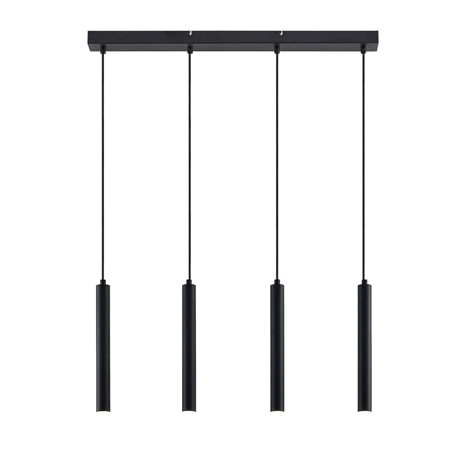 Arcchio Kammeron lámpara colgante LED, negro, metal, 80 cm