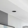 Arcchio LED downlight Niria, negro, 3.000K