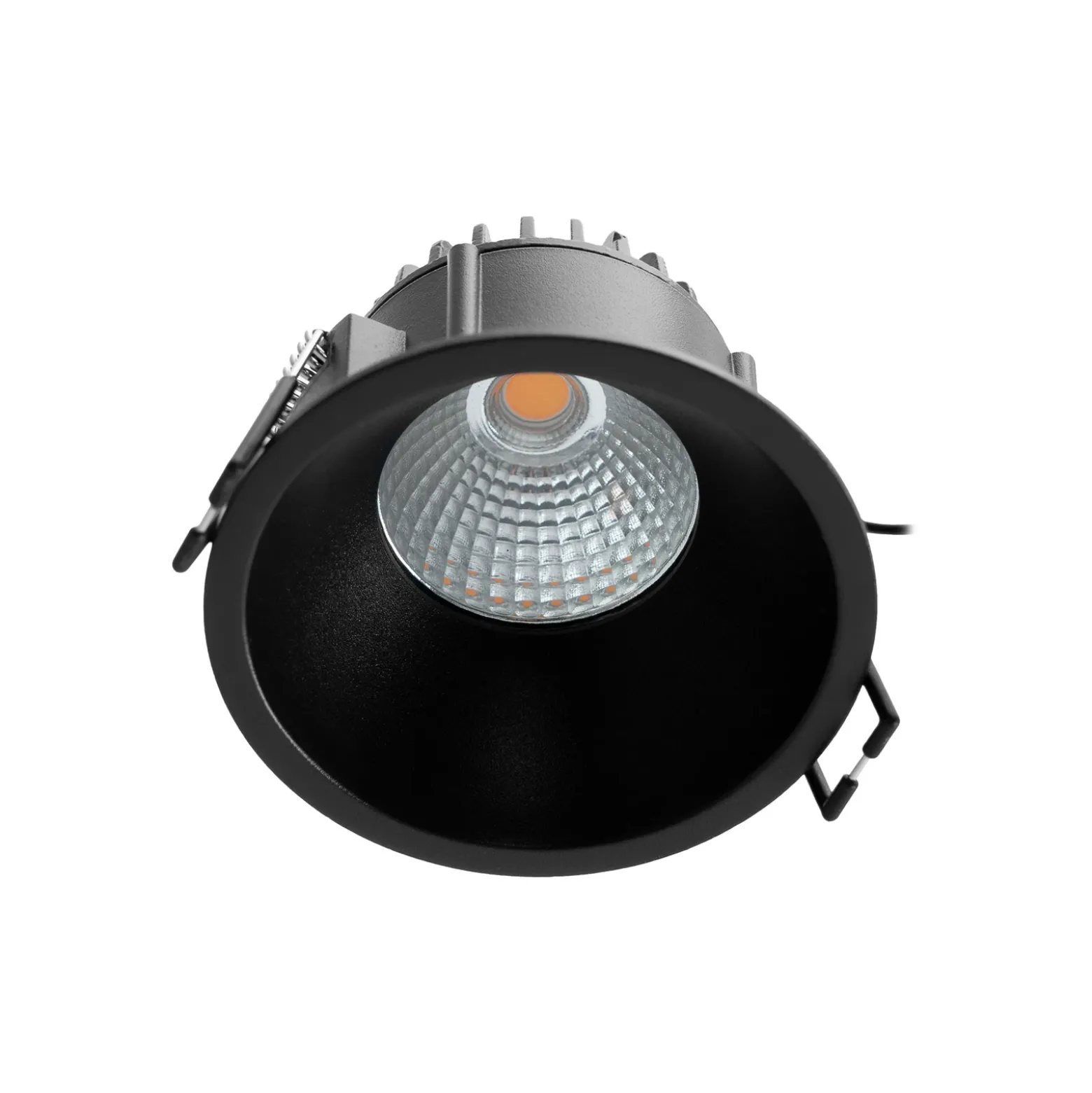 Arcchio LED downlight Niria, negro, 2.700K