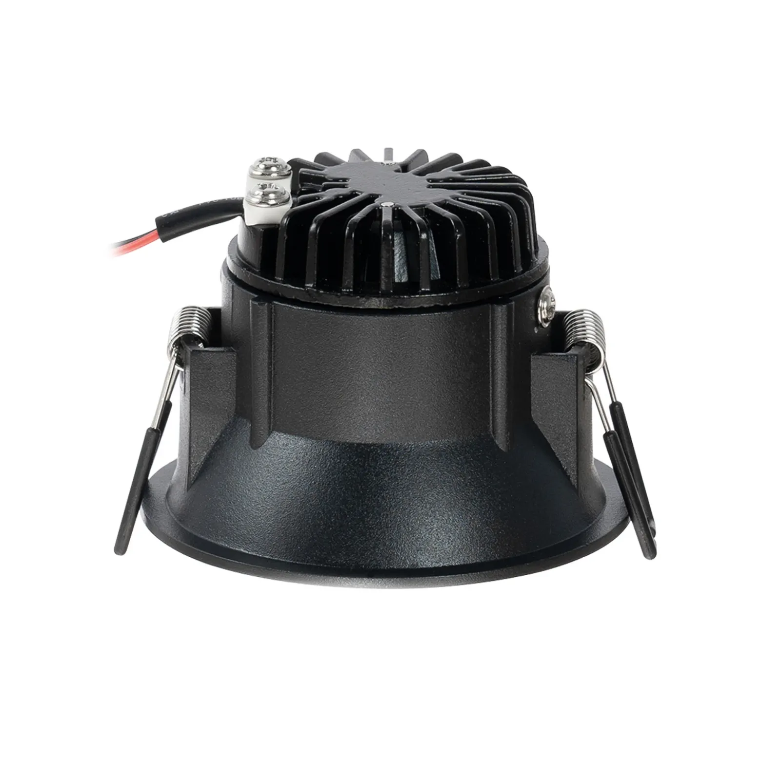 Arcchio LED downlight Niria, negro, 4.000K