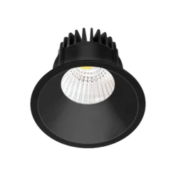 Arcchio LED downlight Niria, negro, 4.000K