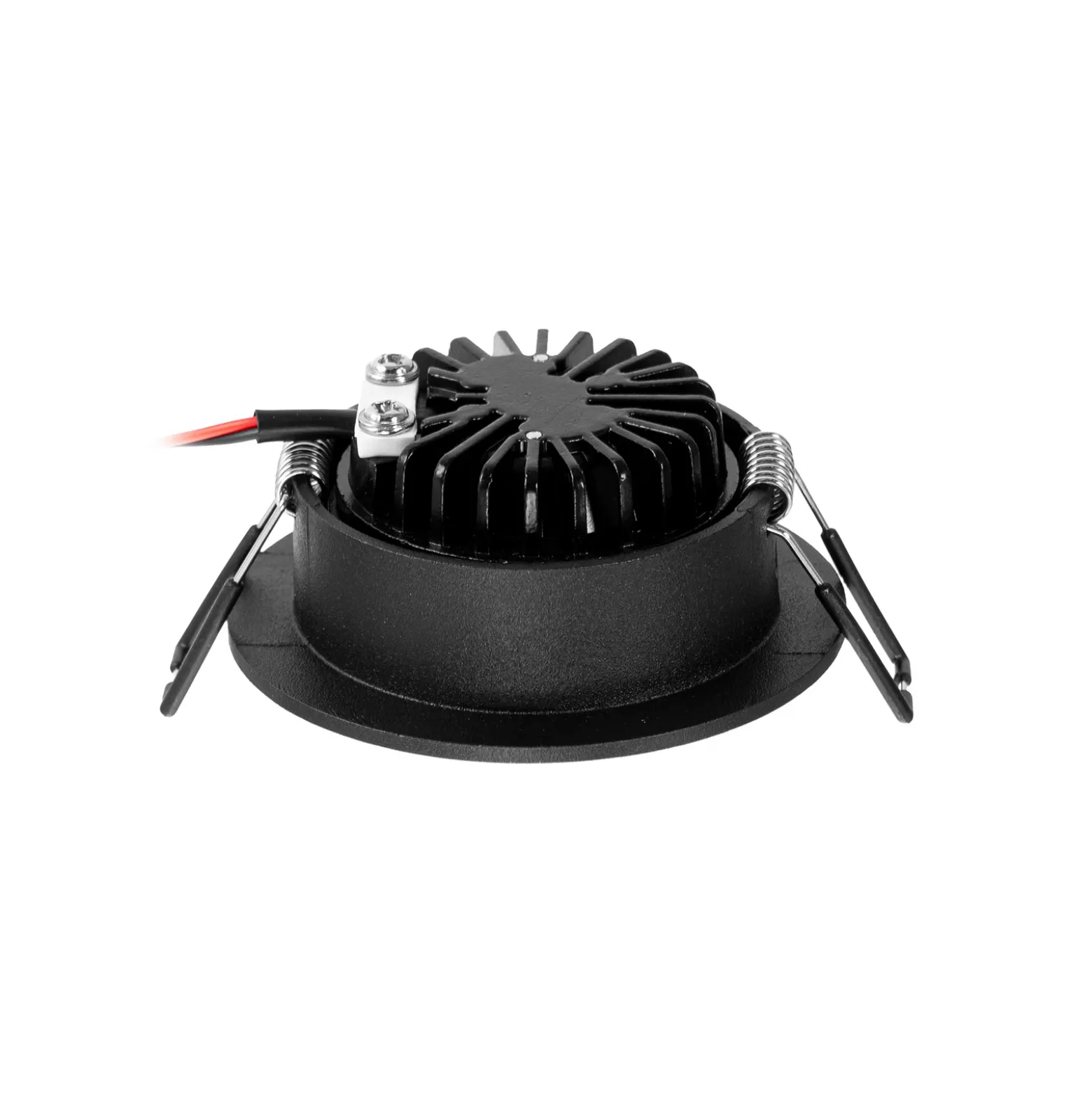 Arcchio LED downlight Zarik negro, 3.000K