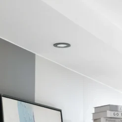 Arcchio LED downlight Zarik, negro, 2.700K