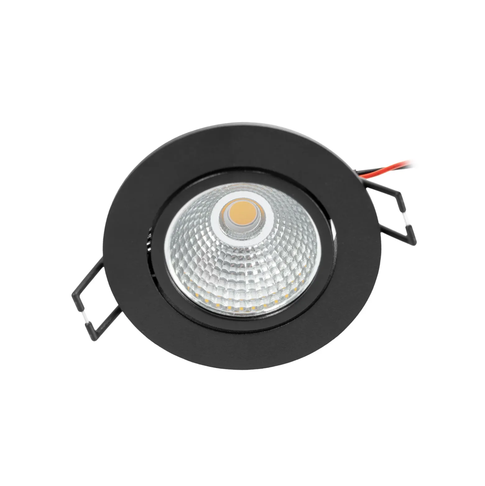Arcchio LED downlight Zarik, negro, 4.000K