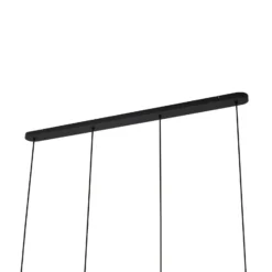 Arcchio Lámpara colgante Cosmina, 4 luces, longitud 120 cm, negro