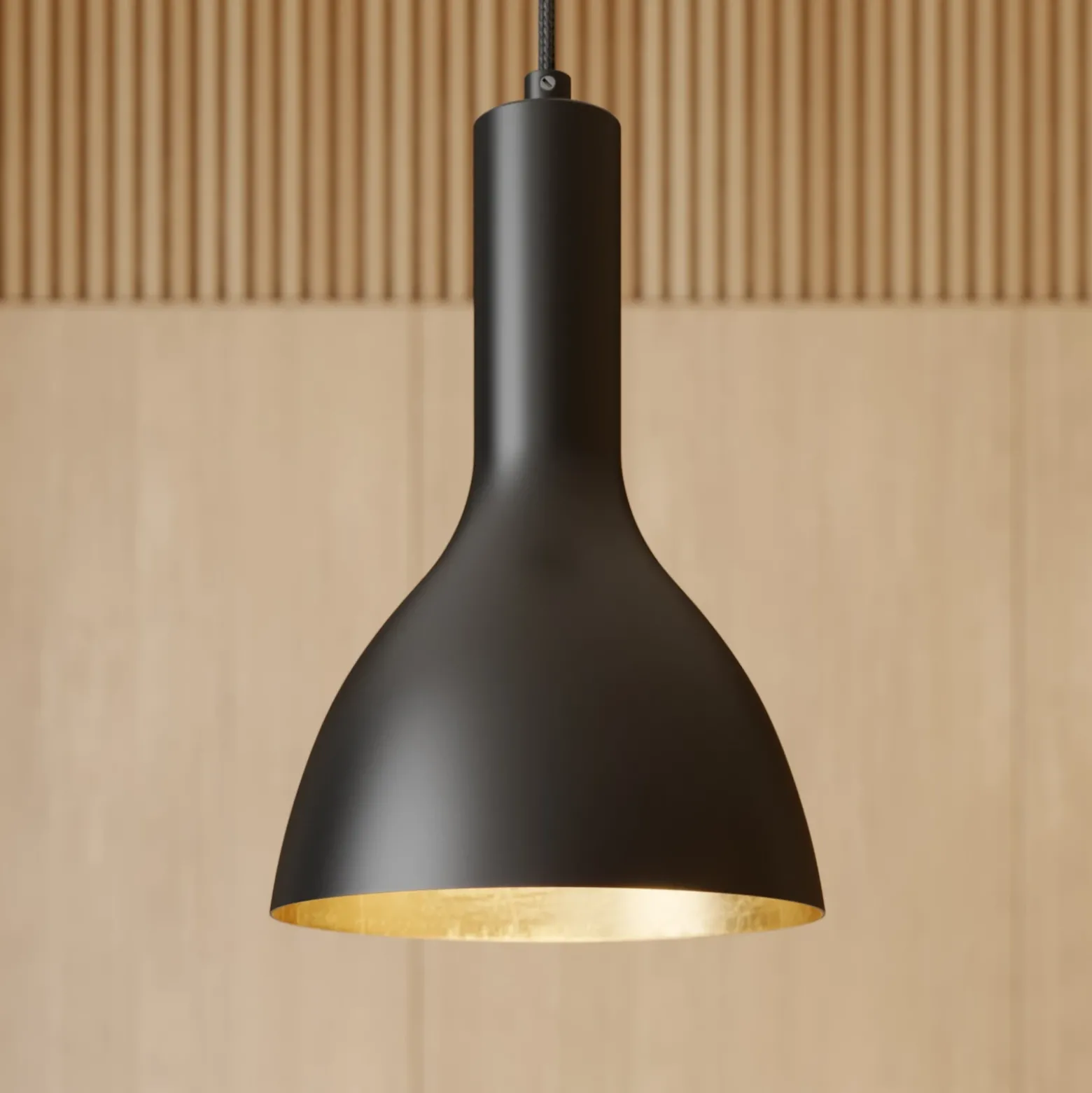 Arcchio Lámpara colgante Cosmina, 1 luz, negro, metal