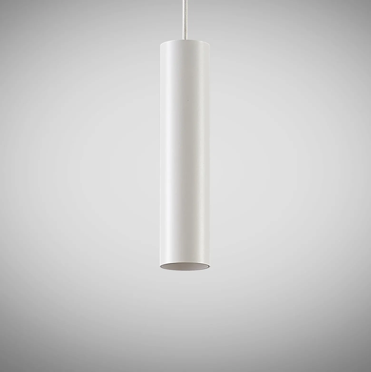 Arcchio lámpara colgante Ejona, altura 27 cm, blanco, aluminio