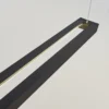 Arcchio lámpara colgante LED Cuna, negro, 162cm, metal