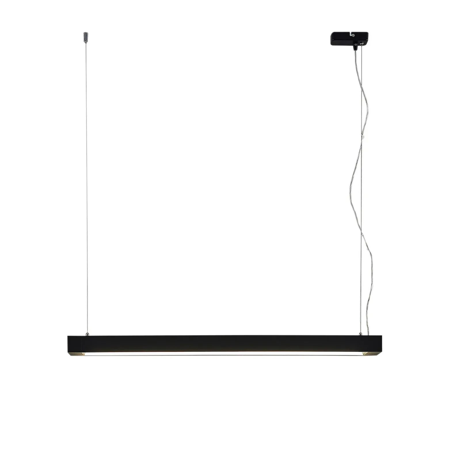 Arcchio lámpara colgante LED Cuna, 92 cm, negro, metal