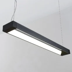 Arcchio lámpara colgante LED Cuna, 92 cm, negro, metal