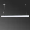 Arcchio lámpara colgante LED de oficina Jolinda slim, metal, arriba/abajo