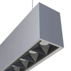 Arcchio lámpara colgante LED de oficina Jolinda slim, metal, arriba/abajo