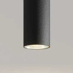 Arcchio Lámpara colgante LED Franka, 1 luz, Ø 4 cm, negro