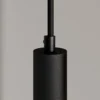 Arcchio lámpara colgante LED Franka, 2 luces, negro, aluminio