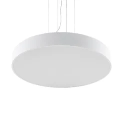 Arcchio lámpara colgante LED Noabelle, Ø 80 cm, blanco, metal