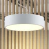 Arcchio lámpara colgante LED Noabelle, Ø 40 cm, blanco, metal