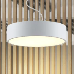 Arcchio lámpara colgante LED Noabelle, Ø 40 cm, blanco, metal