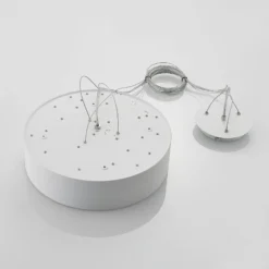 Arcchio lámpara colgante LED Noabelle, Ø 40 cm, blanco, metal