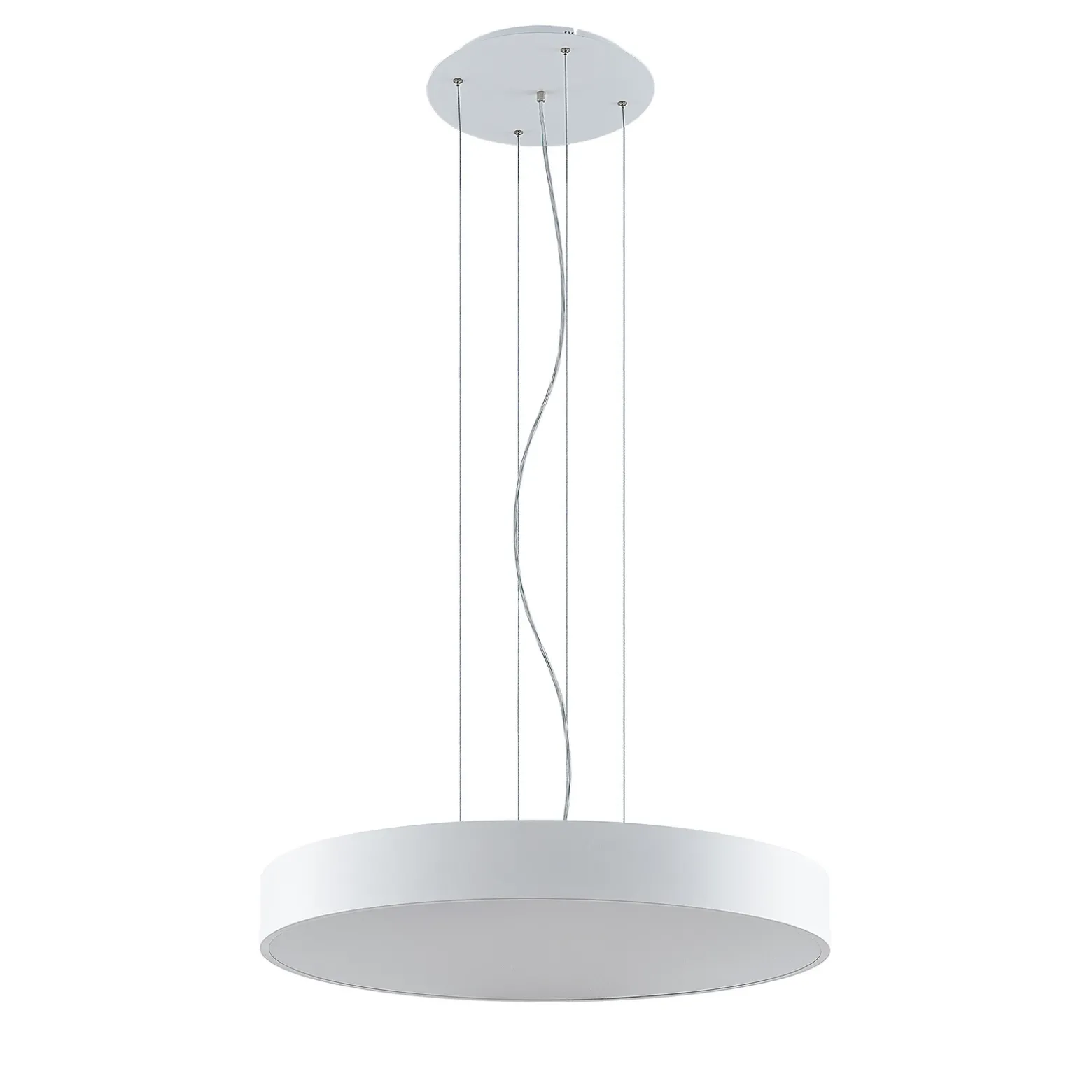 Arcchio lámpara colgante LED Noabelle, Ø 80 cm, blanco, metal