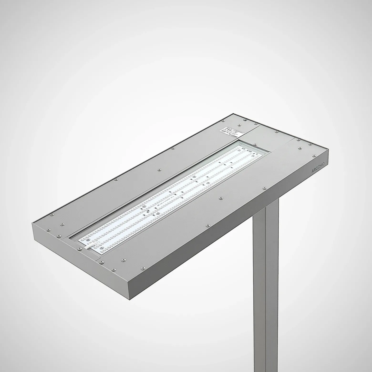Arcchio lámpara de pie LED Logan Ultra, 4.000K, sensor, atenuable