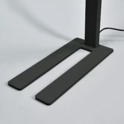 Arcchio Lámpara de pie LED para oficina Jolinda, negra, 4000 K, sensor