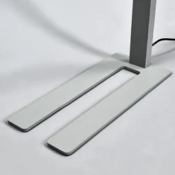 Arcchio lámpara de pie LED para oficina Jolinda, plata, CCT, sensor,