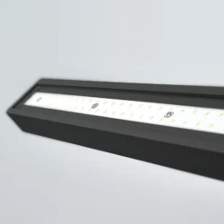 Arcchio Lámpara de pie LED para oficina Jolinda, negra, 4000 K, sensor