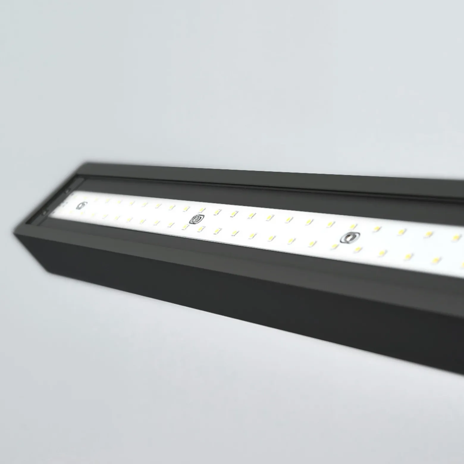 Arcchio Lámpara de pie LED para oficina Jolinda, negra, 4000 K, sensor
