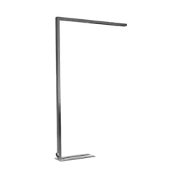 Arcchio lámpara de pie LED para oficina Jolinda, plata, 4.000 K, sensor
