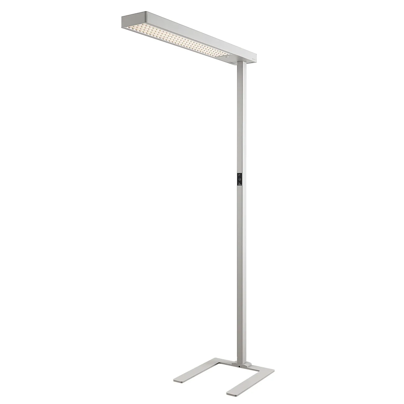 Arcchio lámpara de pie LED para oficina Susi, plata, sensor, atenuador, CCT