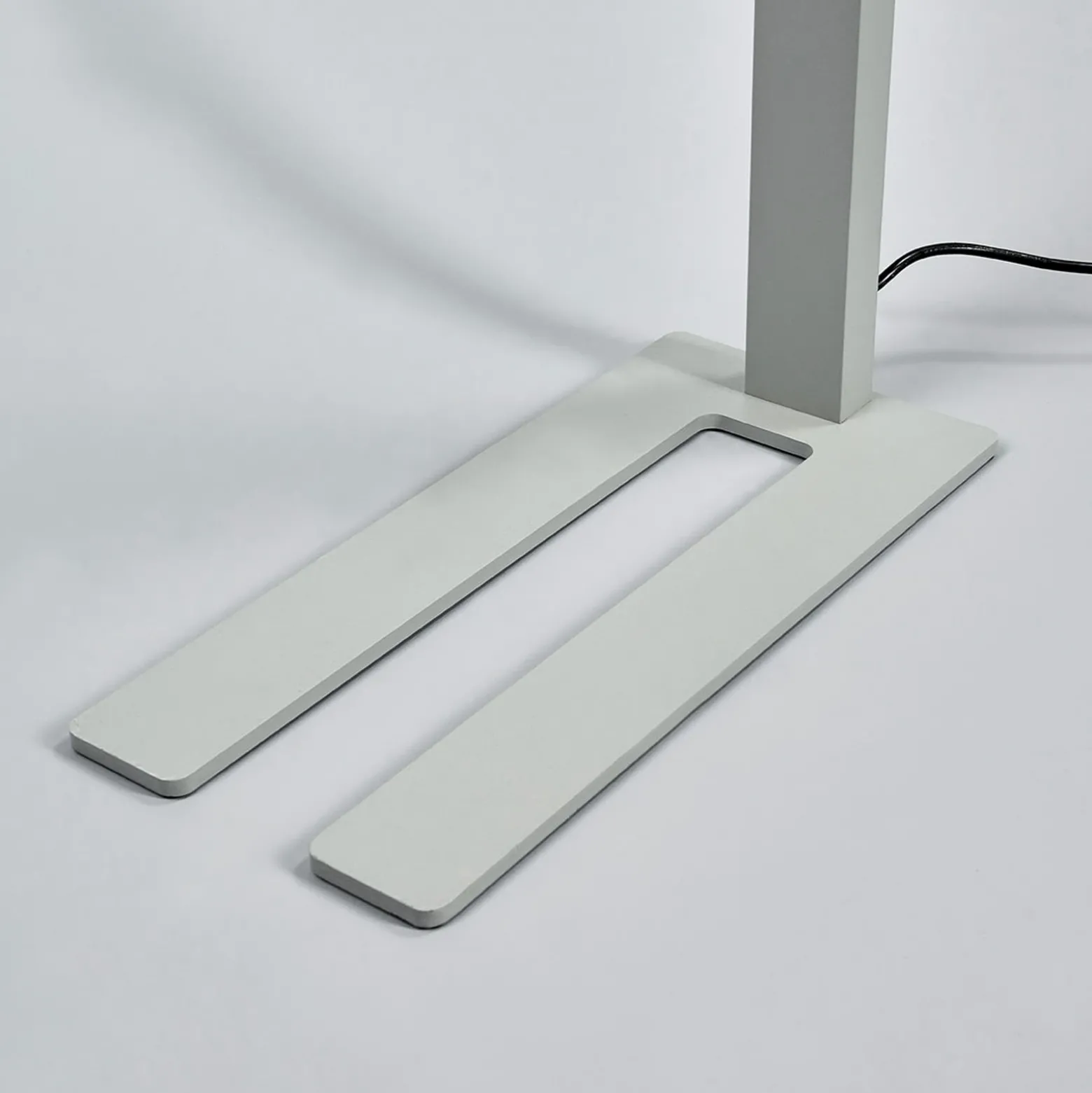 Arcchio Lámpara de pie LED para oficina Jolinda, set de 2, plata, 4.000 K
