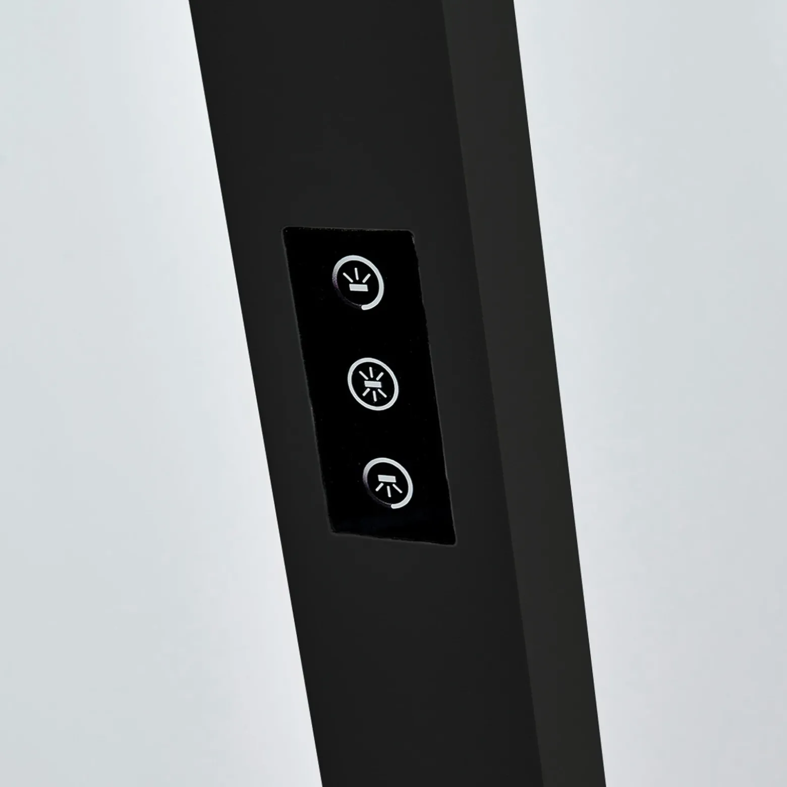Arcchio Lámpara de pie LED para oficina Jolinda, set de 2, negro, 4.000K