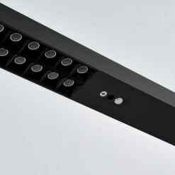 Arcchio Lámpara de pie LED para oficina Jolinda, set de 2, negro, 4.000K