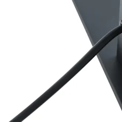 Arcchio Lámpara de pie LED para oficina Jolinda, en forma de T, negra, 4.000 K