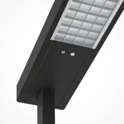 Arcchio lámpara de pie LED para oficina Susi, negra, sensor, regulador táctil