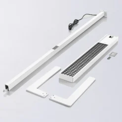 Arcchio Lámpara de pie LED para oficina Susi, set de 2, blanca, sensor
