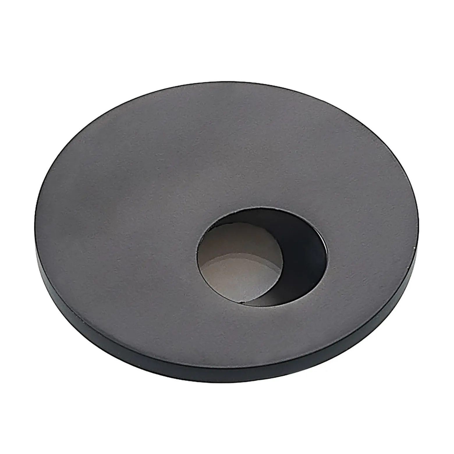 Arcchio Lámpara empotrable LED Vexi, Ø 7,5 cm, negro, aluminio, CCT