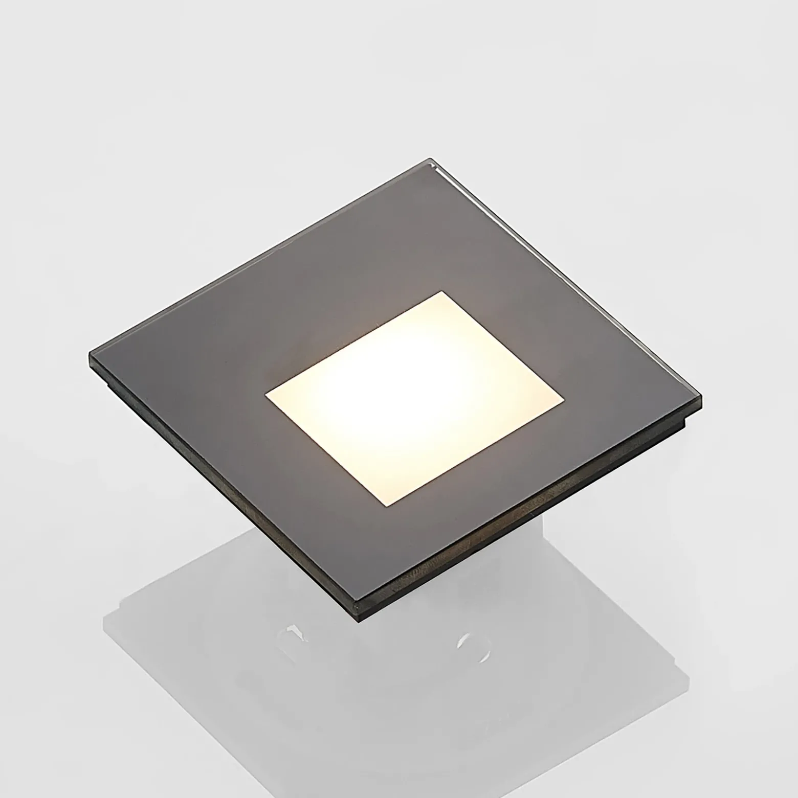 Arcchio Lámpara empotrable LED Vexi, 7,8 cm x 7,8 cm, negra, CCT