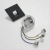 Arcchio Lámpara empotrable LED Vexi, 7,5 cm x 7,5 cm, negra, CCT