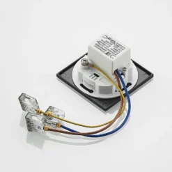 Arcchio Lámpara empotrable LED Vexi, 7,5 cm x 7,5 cm, negra, CCT