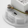 Arcchio Lámpara empotrable LED Vexi, Ø 7,5 cm, blanco, aluminio, CCT