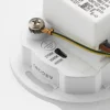 Arcchio Lámpara empotrable LED Vexi, Ø 7,5 cm, negro, aluminio, CCT