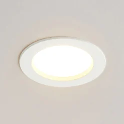 Arcchio Lámpara empotrable LED Milaine, Ø 10 cm, blanca, atenuable