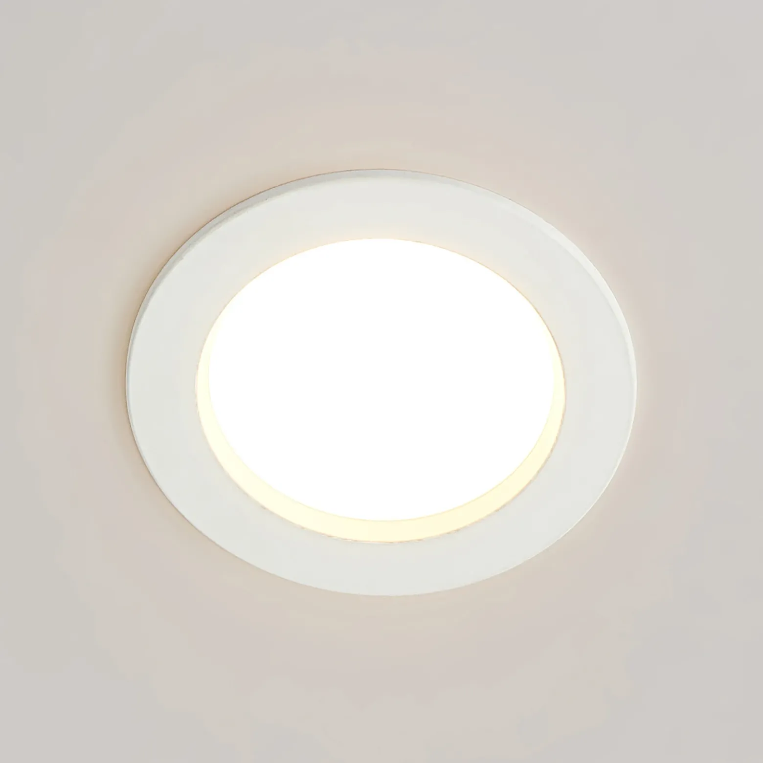 Arcchio Lámpara empotrable LED Milaine, Ø 10 cm, blanca, atenuable