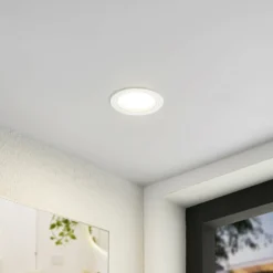 Arcchio Lámpara empotrable LED Milaine, blanca, atenuable, lote de 2