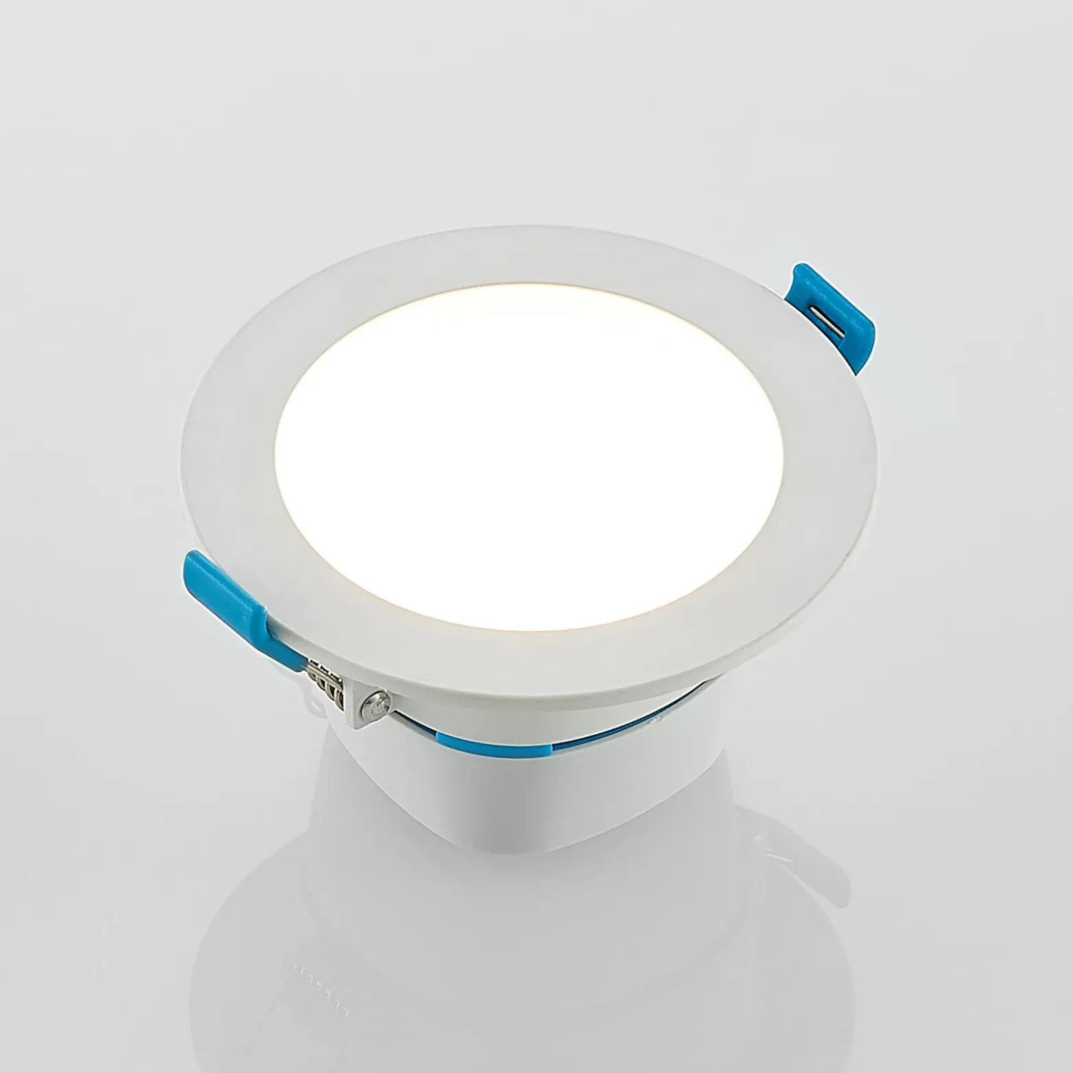 Arcchio Lámpara empotrable LED Milaine, blanca, atenuable, lote de 3