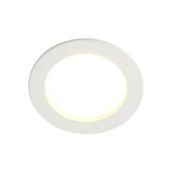 Arcchio Lámpara empotrable LED Milaine, Ø 10 cm, blanca, atenuable