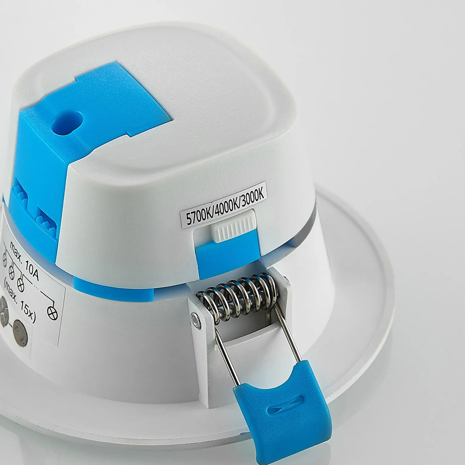 Arcchio Lámpara empotrable LED Milaine, Ø 10 cm, blanca, atenuable