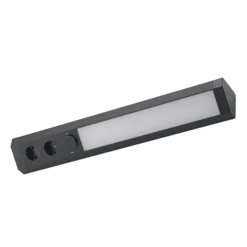 Arcchio Lámpara LED bajo mueble Ovano, 62 cm, negro, aluminio